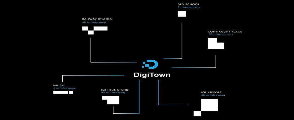 Digitown Location Map